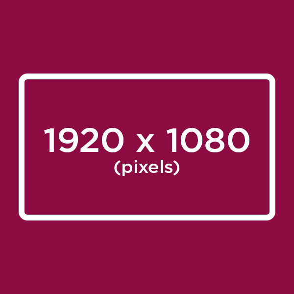 1920 x 1080 pixels